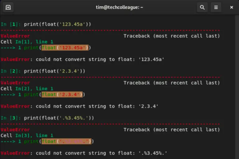 How To Fix ValueError Could Not Convert String To Float TechColleague